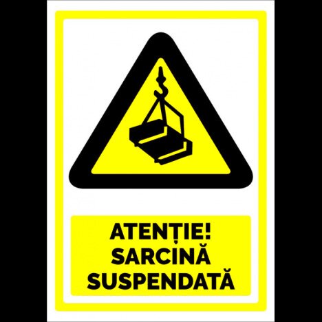 Indicator atentie sarcina suspendata